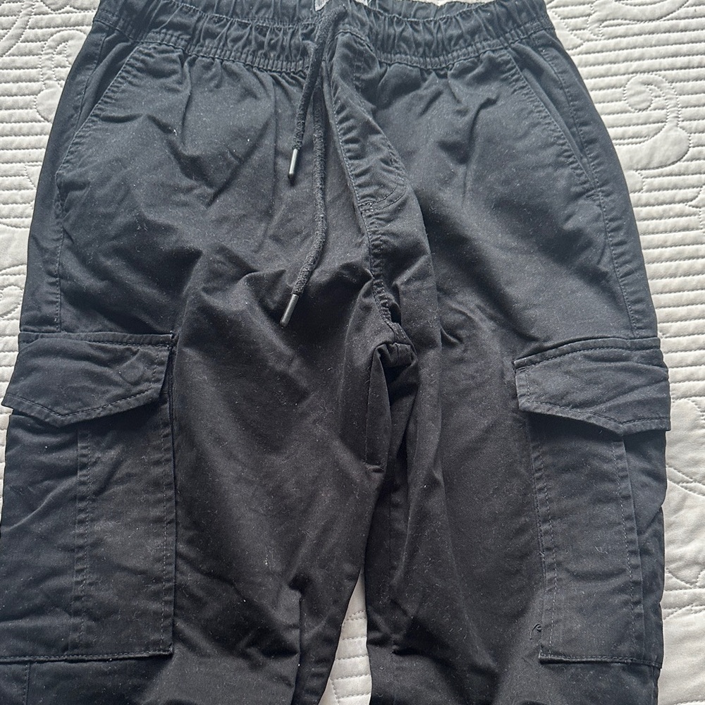 Men's Classic Black Cargo Pants